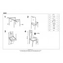 Стул HALMAR K202 капучино/хром